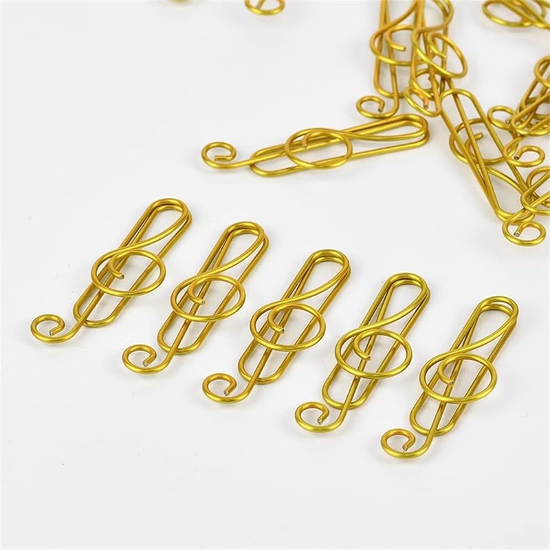EYAKEG Paper Clips Cute Musical Note Shape Paper Clip for