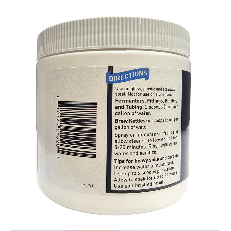 CraftMeister Alkaline Brewery Wash 16 Oz Tub