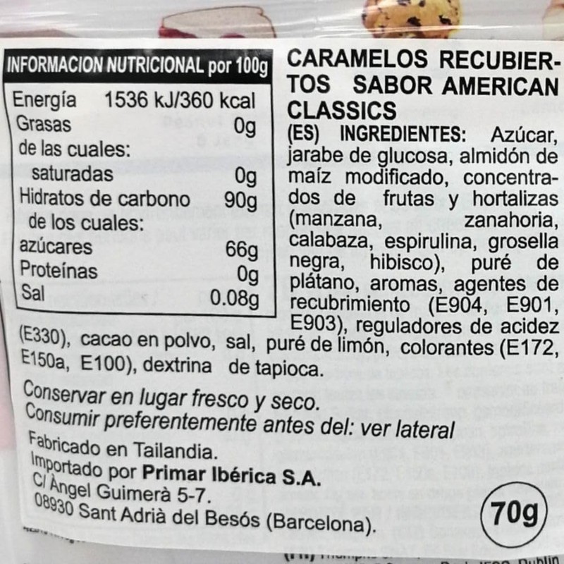 Jelly Belly American Classics 70g