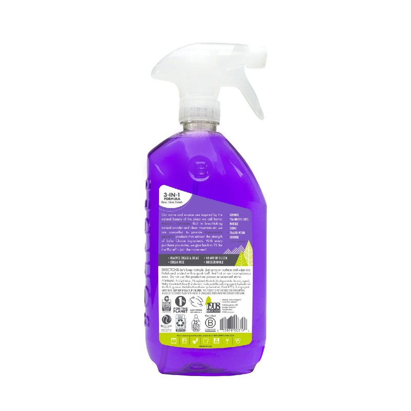 Boulder Clean Lavender Vanilla Granite & Stainless Steel Cleaner, 28