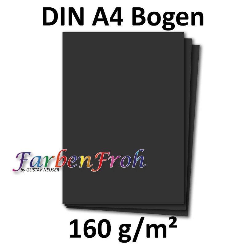 A4 paper sheet Plano sheet 160 g/m² FarbenFroh Gesamtparent 50