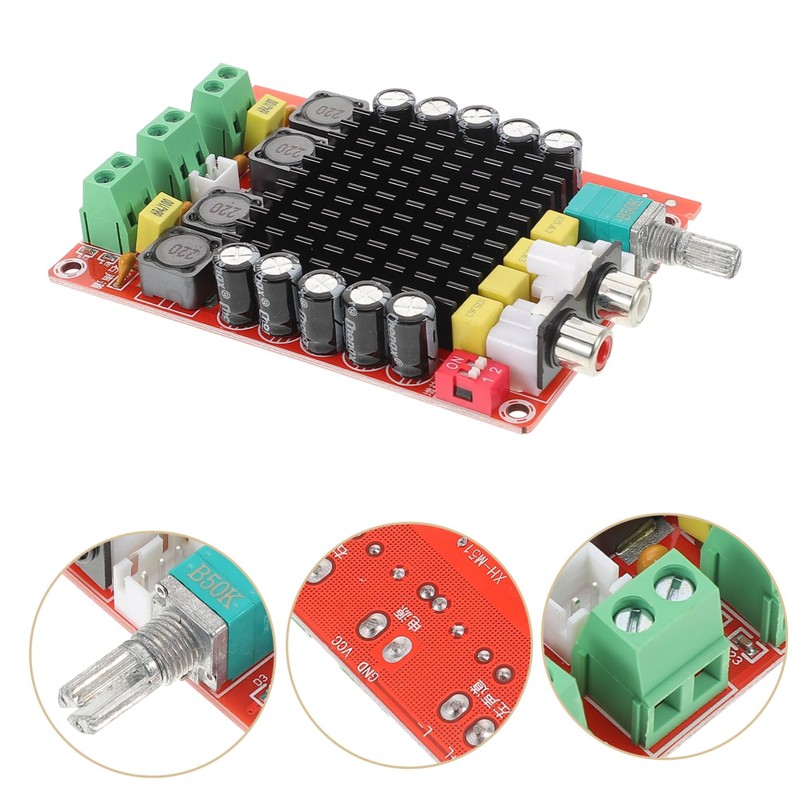 LABRIMP Digital Power Amplifier Board Durable Audio Stereo Amp Module