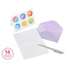 Papyrus Thank You Cards with Envelopes, Tie Dye Dots (14-Count)