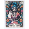 Half a Donkey The Cat Lady Tarot Card Large Cotton