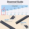 YVYAVGE Universal 12 Inch Ceiling Fan Downrod Extension Rod -