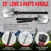 LONLEEYU Folding Survival Shovel, Portable Multifunctional Folding Camping Shovel, Unbreakable