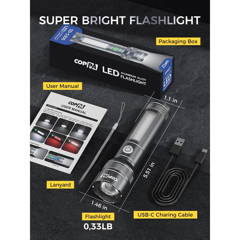 COPPA SD-5305 LED Torch