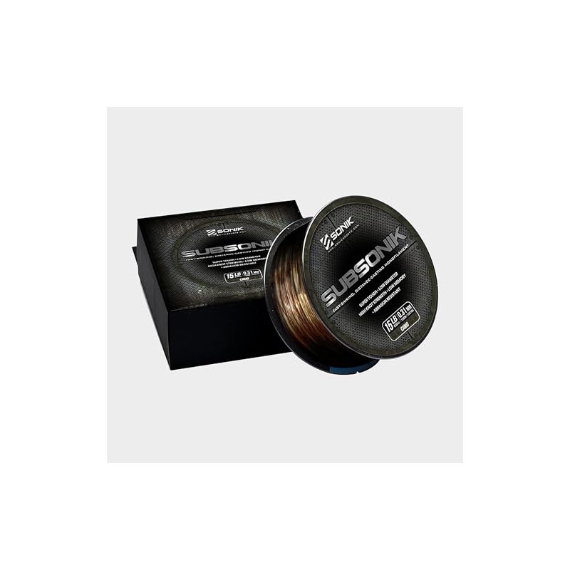 Sonik SubSonik Camo Carp Mono Line 1200m : 15lb