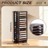 Ripeng Cassette Tape Holder, 28 Capacity 360° Rotating Double Sided