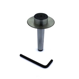 Slitting/Slotting Saw Holder with Circular Saw Blade Precision Quality Engineering Accessories Rotary Table Milling Vice Vise Machine Tools ((SHANK 2MT (M10 X 1.5)))