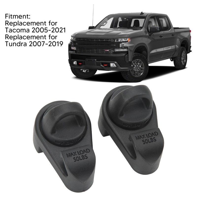 2PCS Truck Bed Rail Tie Down Hook Cleat PT278‑00160 Replacement