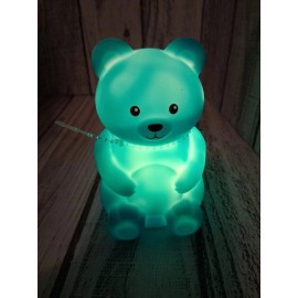 ANKYO 2  Blue Bear Kids Night Light 4 In Height Kids Nursery BOGO