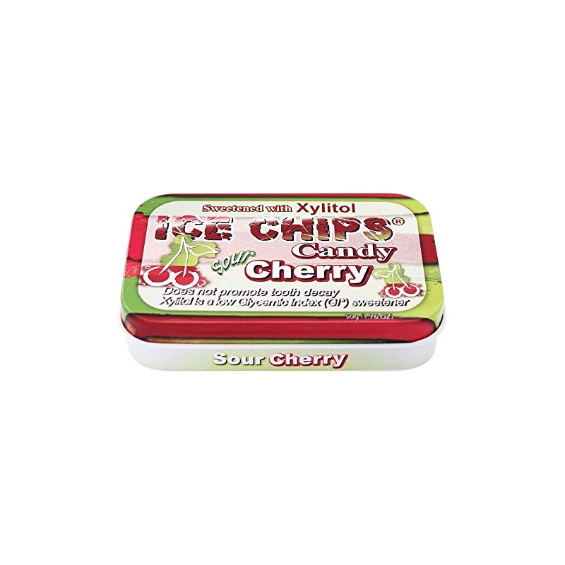 ICE CHIPS CANDY - Sour Cherry 1.76 OZ