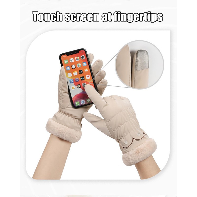 RIGWARL Lightweight Waterproof Ski Gloves with Touchscreen Technology - Unisex…