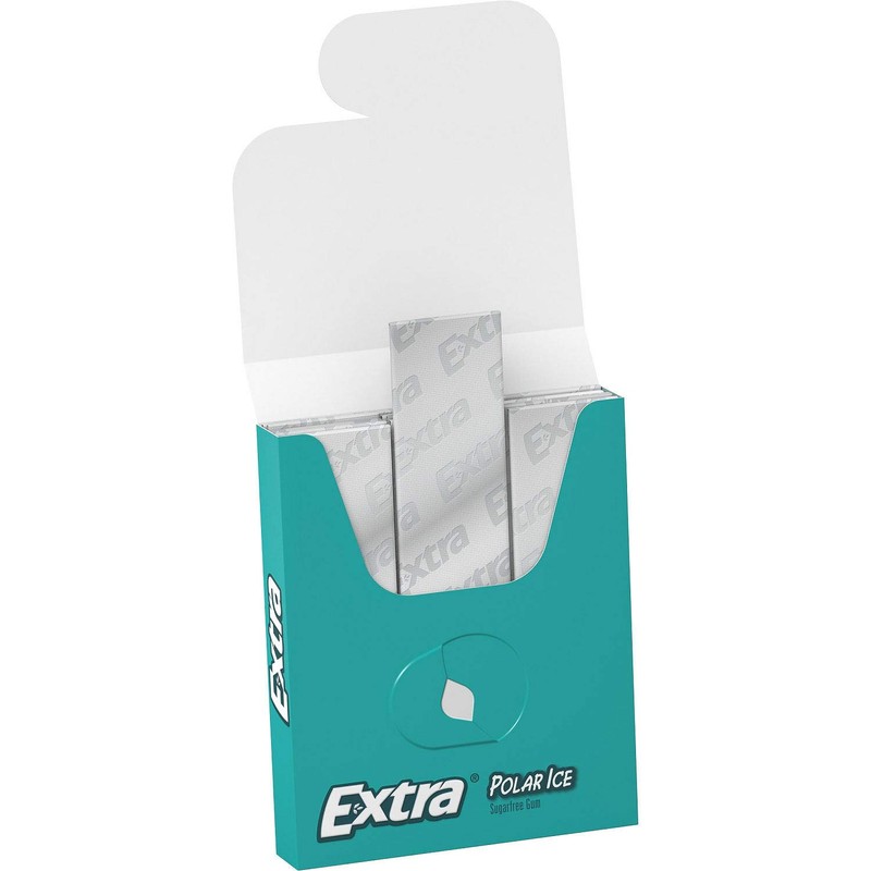 Extra Polar Ice Sugar-Free Gum (15 Count 12 Pack) (2