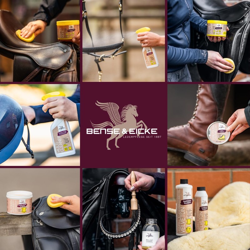 B&E saddle soap with sponge., 250 ml