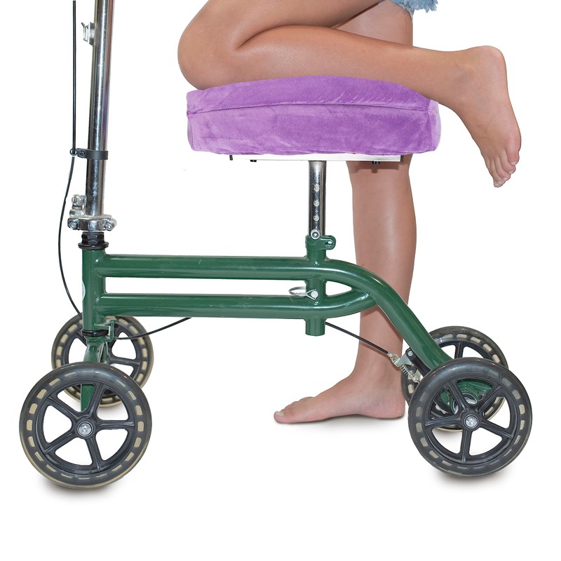 Top Glides Special Edition Memory Foam Knee Walker Pads (Purple)