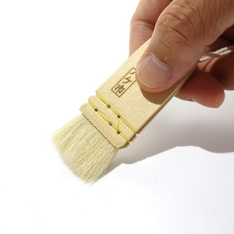 Hake City Brush, White Powder Brush, High Quality, Goat Hair,