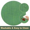 sourcing map 8 Pcs Placemats, 13.7 Inch PVC Placemats Round