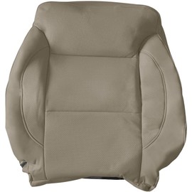 Zieichy Driver & Passenger Side Top Lean Back Replacement Leather Seat Cover Tan Compatible with Chevy Silverado 1500 2500HD 3500HD Tahoe Suburban GMC Sierra Yukon 2015-2019