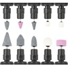 Air Die Grinder Kit With 1/4 and 1/8 inch Collets,