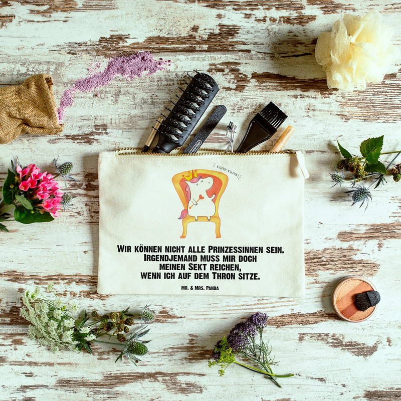 Parent-New Mr. & Mrs. Panda M Unicorn King Makeup Bag,