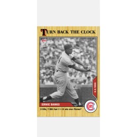 TOPPS 2020 TOPPS NOW TURN BACK THE CLOCK CARD CHICAGO CUBS ERNIE BANKS #127