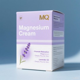 MQ Topical Magnesium Cream for Sleep, Magnesium Lotion for Leg Cramps, Muscle Relaxation(Lavender)