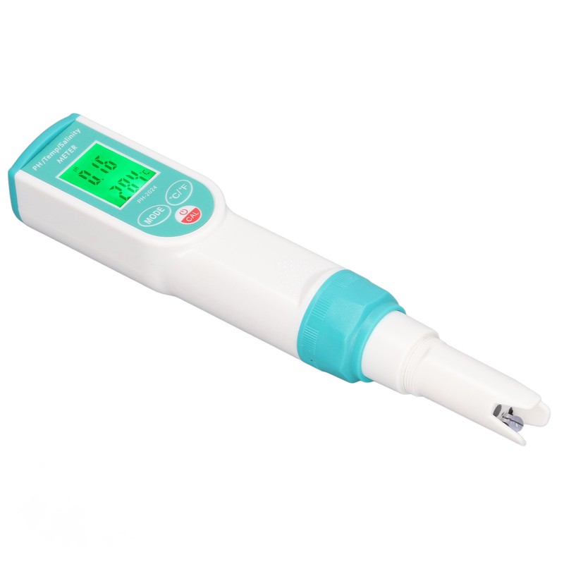 PH Salinity Temperature Tester High Accuracy IP65 Waterproof Portable Digital