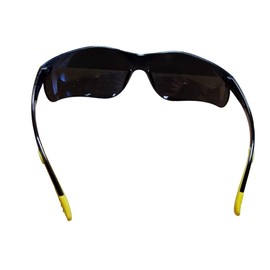 Safety Glasses, Protective Eyewear, CE EN166 certified, Very light, Work Glasses with UV400 Anti-Fog Anti-Scratch Lens, Tinted, No-Slip Grips, Perfect Fit, Safety Goggles Protection Glasses PTI