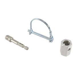 telfair Top Wind Trailer Jack Crank Cordless Drill Adapter with Accessories(Curt 28921)