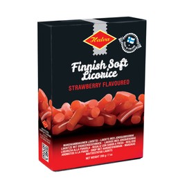 Halva Red Finnish Sweet Strawberry Licorice 200g licorice pieces