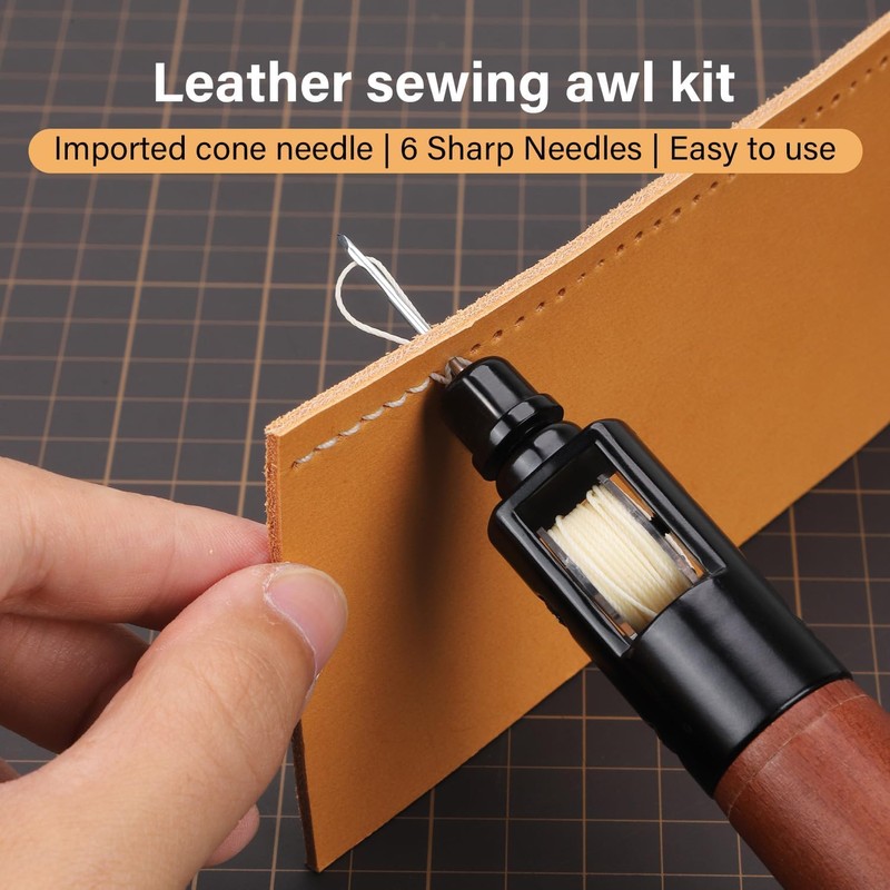 WUTA Leather Sewing Machine Hand Sewing Machine Speedy Stitcher for