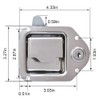WANGCL Stainless Steel Truck Tool Box Latch Paddle Lock Replacement