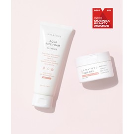 Esnature Aqua Rice Cleansing Balm 90ml + Aqua Rice Low pH Cleansing Foam 80ml