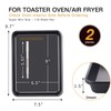 HONGBAKE 2 Pack 9.7X7.5" Toaster Oven Pans for Baking, 57%