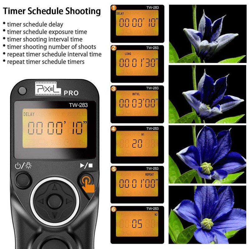 Wireless Remote Shutter for Nikon, Pixel TW-283 DC2 Wireless Shutter