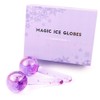 2Pcs Ice Facial Rollers Crystal Ball Refreshing Beauty Massager Roller