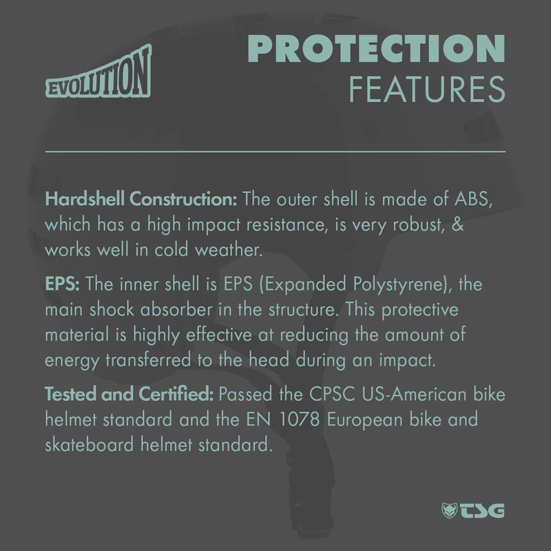 TSG Helmet Evolution, Solid Colour, black, S/M