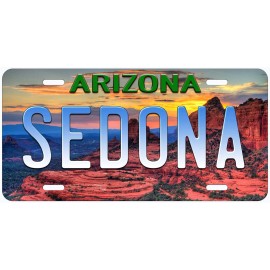 Sedona Arizona Red Rock Novelty Car License Plate
