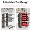 MUDEELA Pots and Pans Organizer Rack under Cabinet, 8-Tier Kitchen