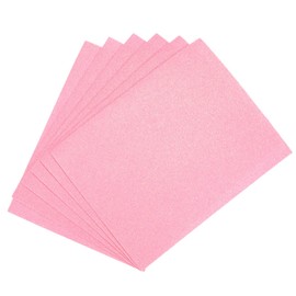 MECCANIXITY EVA Foam Sheets Glitter Light Pink 10.8 x 8.5 Inch 2mm Thick Crafts Foam 20Pcs