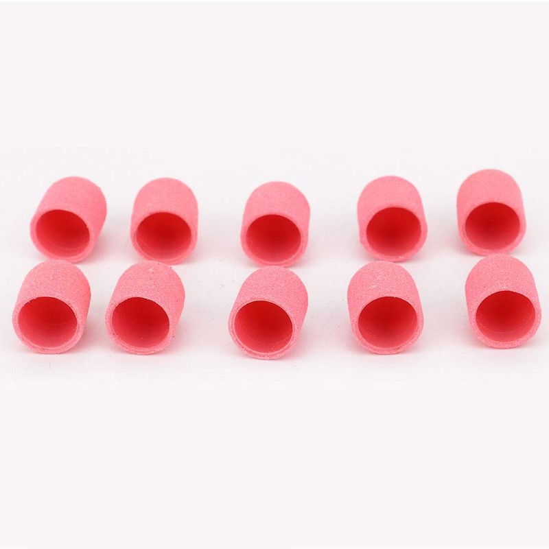 10 x Sanding Caps with 1 x Mandrel Handle Sanding