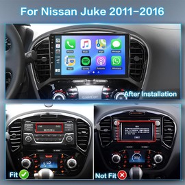 LeeKooLuu Apple Carplay For Nissan Juke 2011-2016 Car Stereo Radio Android 13.0 GPS WIFI