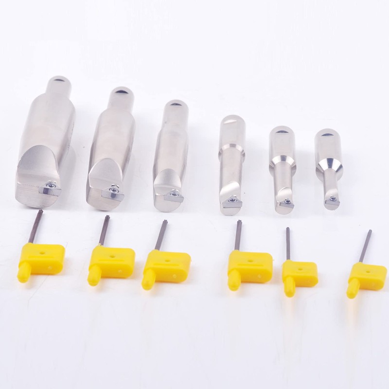 iCarbide 1/2 Shank Indexable Boring Bar 6pcs Set 1/2" -