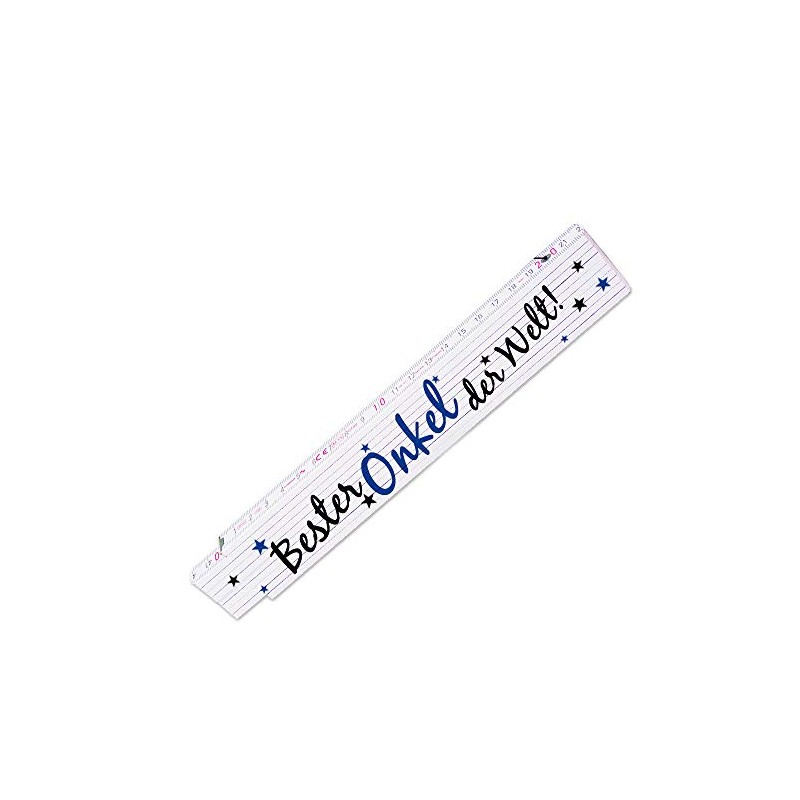 Ruler with Motif – Best Uncle in the World –