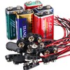 BBTO 20 Pack 9 V Battery Clip Connector Long Cable