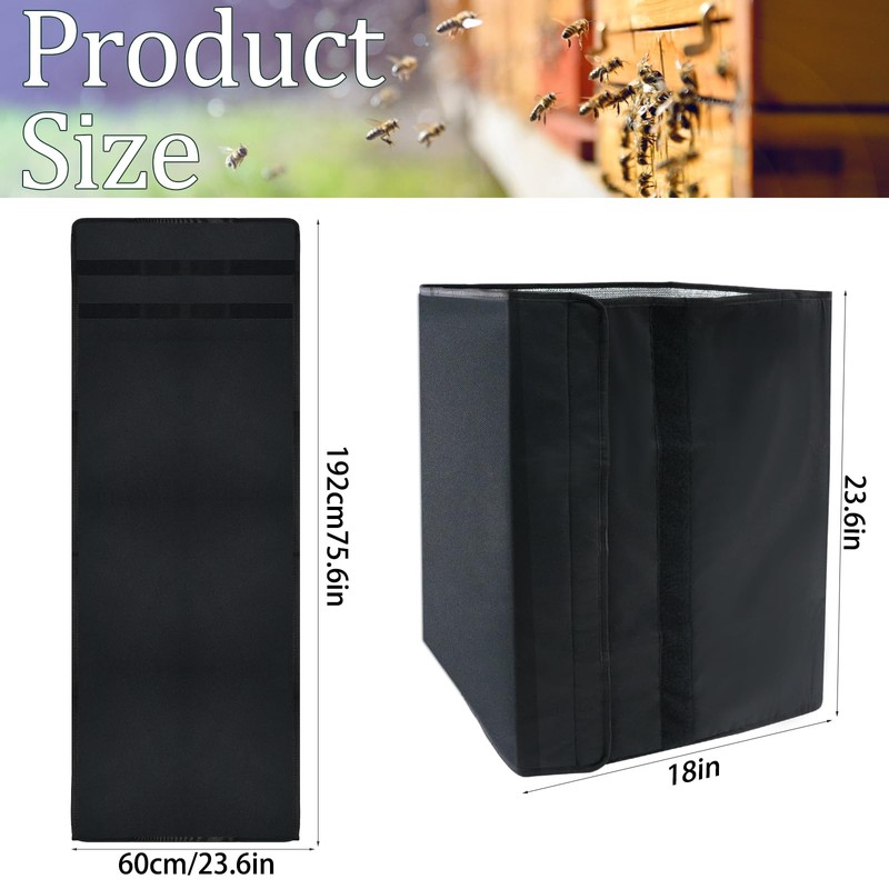 10 Frame Winter Bee Hive Wrap,3 Layer Thickened 600D Oxford