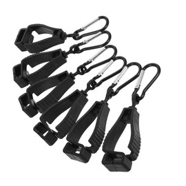 BUGUUYO 6pc Firefighter Glove Holder Clip Duty Belt Glove Clamp for Fire Department Construction Workers Gardeners