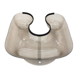 Perfeclan Nackenstützenbehälter, Salon-Nackentablett, Dauerwellen-Nackenhalter, Haarbehandlungs-Resttablett für Zubehör, Männer, Erwachsene, Anfänger, Friseur, SCHWARZ